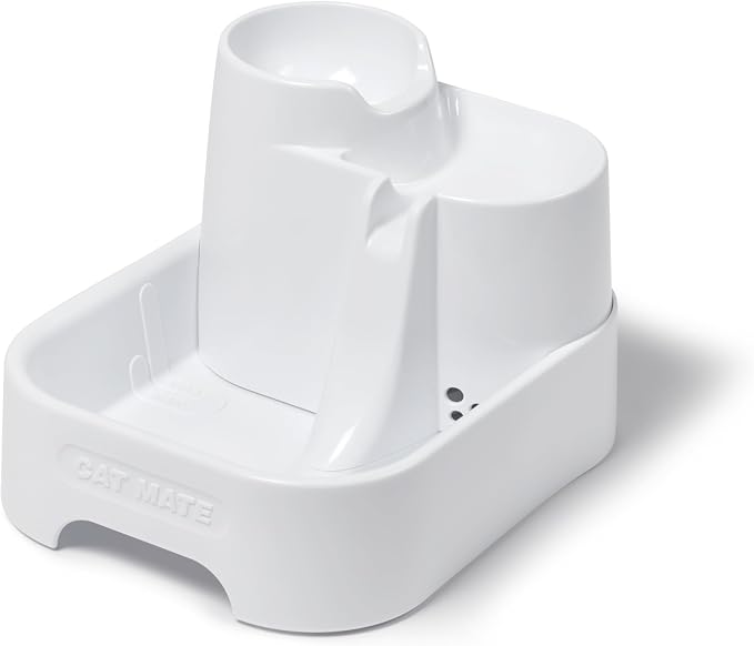 Cat Mate Genuine Pet Fountain 3-Level Fountain, Polymer-Carbon Filter, Super-Quiet Isolated Pump System… - Image 6