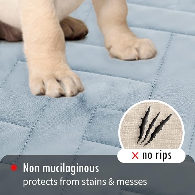 fuguitex Waterproof Dog Bed Cover Couch Cover for Pet Anti-Slip Cat Mat Pet Pad Blanket for Sofa Chair Recliner Bed Furniture Protrctor - Image 4