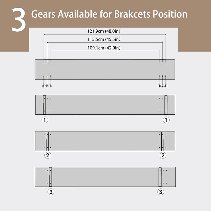 Long Wall Shelves, 55.1Inch Wooden Floating Shelves with Brackets | Extra Large Book Shelf for Wall Set of 2, Wall Mount Storage Ledges Easy Assembly, Max Load 33lbs, Bathroom/Bedroom, Espresso - Image 4