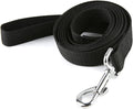 Nylon Dog Training Leash, Traction Rope, 4/5/6 Feet Long, 3/4 Inch 1 Inch Wide, for Small and Medium Dogs (1'' x 4 FT, Black) by TAIDA