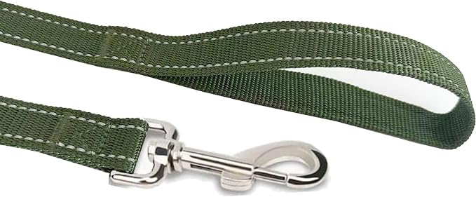 Reflective Dog Leash 4Ft /5 Foot /6 Feet Long, 1 Inch Wide, for Small and Medium Dogs - Image 3