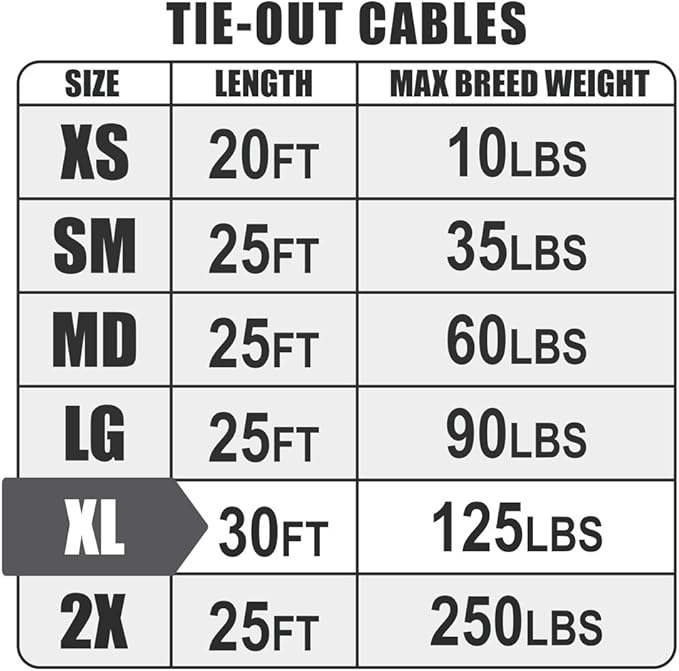 BV Dog Tie Out Cable 30 Feet - Heavy Duty Dog Lead Up to 125 Pounds - Reflective & Rust-Free with Quick Release Swivel Clips & 360° Rotating Clasp - Tangle-Free Dogs Runner for Yard (Red, Single) - Image 2