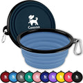 COOYOO Collapsible Dog Bowl,2 Pack Collapsible Dog Water Bowls for Cats Dogs,Portable Pet Feeding Watering Dish for Walking Parking Traveling with 2 Carabiners by COOYOO