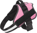 Dog Harness, No-Pull Reflective Dog Vest, Breathable Adjustable Pet Harness with Handle for Outdoor Walking - No More Pulling, Tugging or Choking (Pink, XS) by Bolux