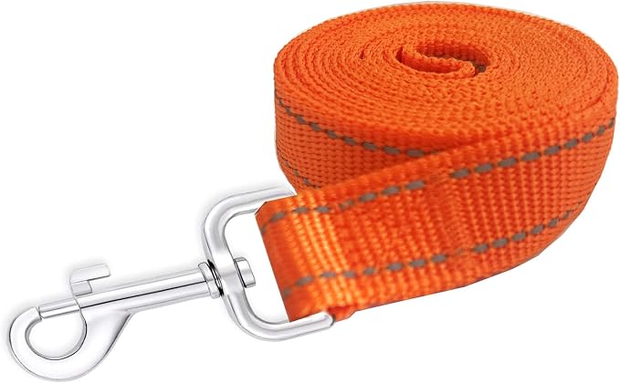 Reflective Dog Leash 4Ft /5 Foot /6 Feet Long, 1 Inch Wide, for Small and Medium Dogs - Image 2