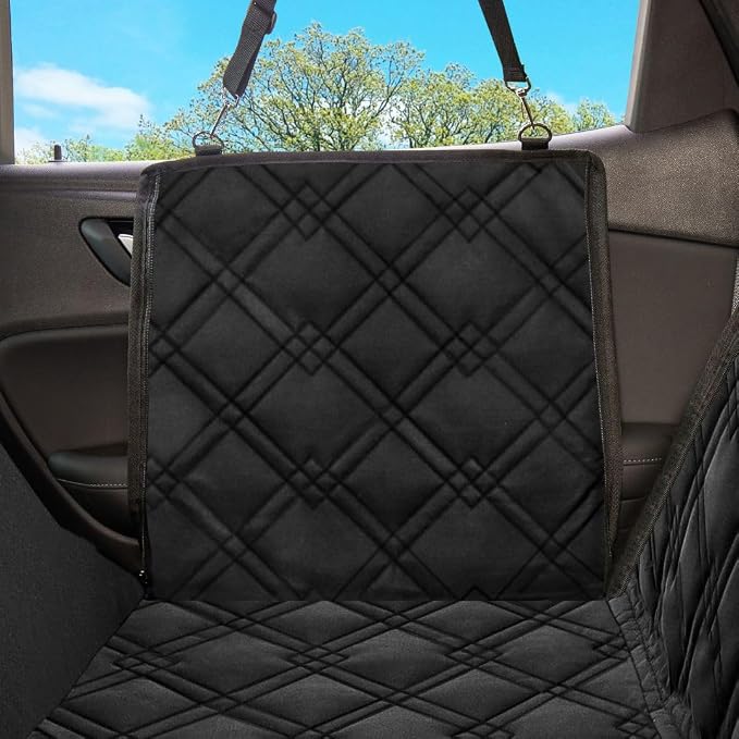 Meadowlark Dog Car Seat Cover, Heavy Duty Hammock, XL Trucks, Black - Image 7