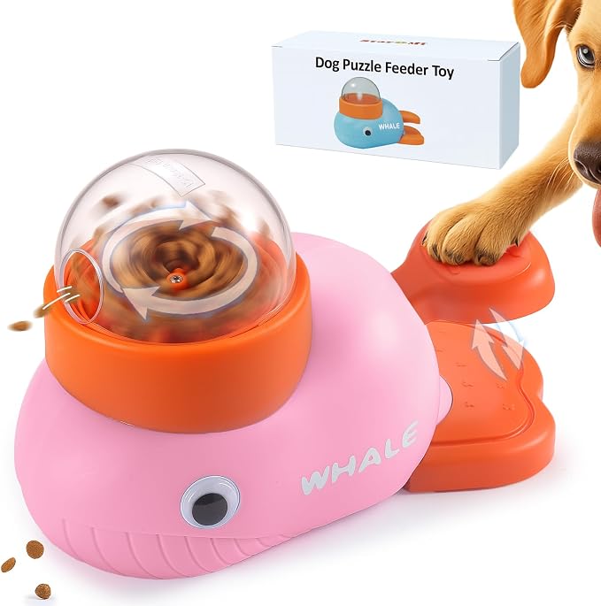 Interactive Dog Toys & Cat Toys for Indoor Cats, Dog Puzzle Toy Slow Feeder Bowl, Puppy Enrichment Toys, Interactive Cat Toys, Dog Feeder Puzzle Toy for Smart Dogs to Keep Them Busy by Unknown
