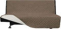Easy-Going Reversible Couch Cover, Large Futon Sofa, Camel/Ivory | Machine Washable Slipcover For Dogs, Water Resistant Furniture Mat For Living Room, Non-Slip Sofa Cover, Pet Friendly by Easy-Going