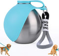 2 in 1 Portable Dog Water Bottle for Dogs,10oz Stainless Steel Portable Dog Water Bottle with Foldable Silicone Bowl, Leak-Proof 2 in 1 Portable Tumbler for Small Dog & Puppy Walking Hiking Outdoor by Unknown