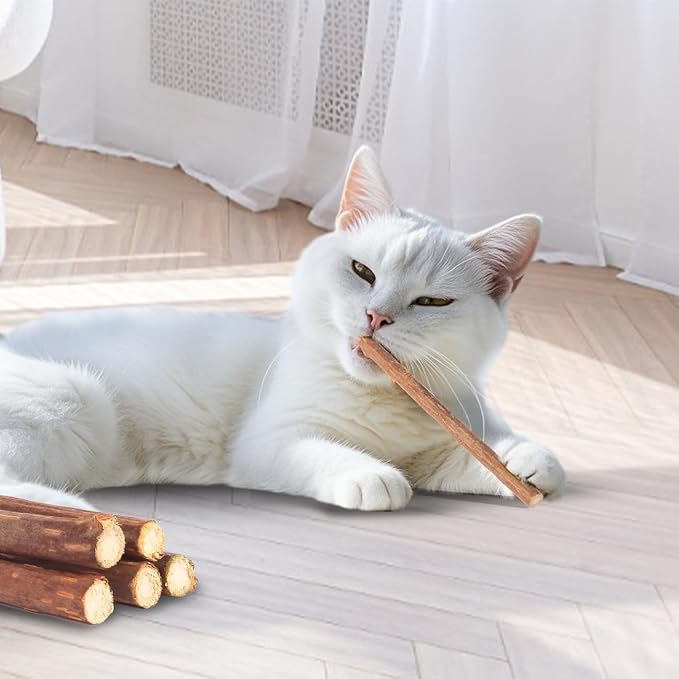 Kyouki Cat Toys Cat Chew Toys, Silvervine Sticks Catnip Rope Toys for Cats Teeth Cleaning, Kitten Dental Care, Kitty for Indoor Cats Increase Appetite,Enhances Oral & Dental Health (20 Pack) - Image 7