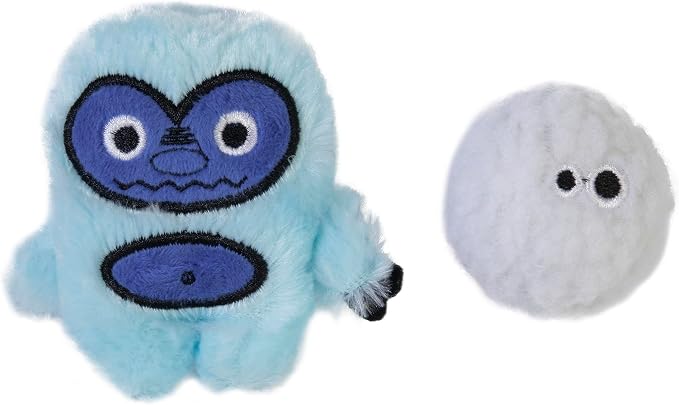 Mad Cat Yowlin Yeti Mythical Catnip and Silvervine Plush Cat Toys, 2 Pack | Legendary creature pair that sparks batting, kicking and cuddly play sessions for felines during active time at home daily - Image 2