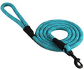Max and Neo Rope Leash - Reflective, 6 FT x 1/2" - Teal by MaxandNeo