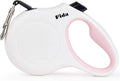 Fida Retractable Dog Leash, 16 ft Dog Walking Leash for Small Dogs up to 26lbs, Tangle Free, White by Fida