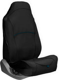 Kurgo Rover Bucket Seat Cover, Black | Protects Bucket Seats from Muddy Paws & Pet Hair, Waterproof, Stain Resistant, Large Storage Pocket, Secure Full Coverage Fit by Kurgo
