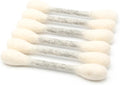 Glaciart One Swabs Cat Toys with Catnip - 6 Pk | Durable for Chew, Cute Cat Toys Interactive Kitty for Boredom, Exercise, & Play | Filled w/Organic Catnip for Anxiety & as Digestive Aid | Gift Idea by GlaciartOne