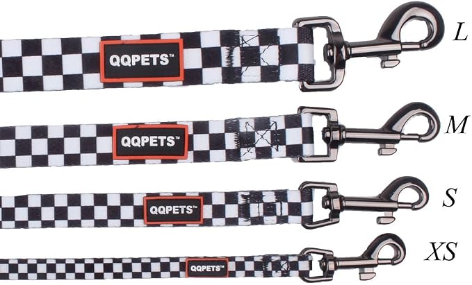 Dog Harness Leash Set Adjustable Heavy Duty No Pull Halter Harnesses for Small Medium Large Breed Dogs Back Clip Anti-Twist Perfect for Walking (XS(12"-18" Chest Girth), Black Plaid) - Image 5