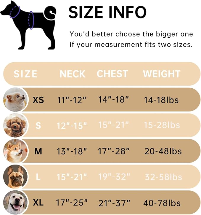 IVY&LANE No Pull Dog Harness with Leash Set, Reflective No Choke Pet Vest,Adjustable Oxford Dog Vest Harness with Easy Control Handle for Large Dogs (Light Brown,L) - Image 2