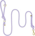 5FT Dog Leash Puppy Cat Rope Lead for Small Medium Large Dogs | Light Purple, with Anti-tangle Swivel Clip, Comfortable Non-slip Grip Handle, Ideal for Daily Walks and Training by Sunraymascota