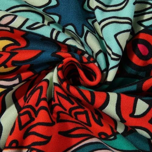 hyha Stretch Couch Covers, Sofa Cover for 3 Cushion Couch Pet Friendly | Floral Pattern, Printed, 4 Pieces, 3 Separate Cushion Sofa, Durable Anti-slip Washable Protector with Elastic Bottom for Dogs - Image 3