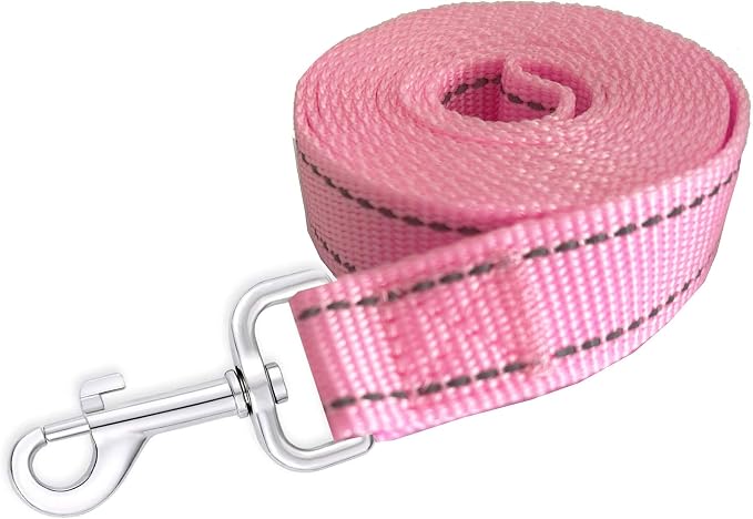 Reflective Dog Leash 4Ft /5 Foot /6 Feet Long, 1 Inch Wide, for Small and Medium Dogs - Image 2