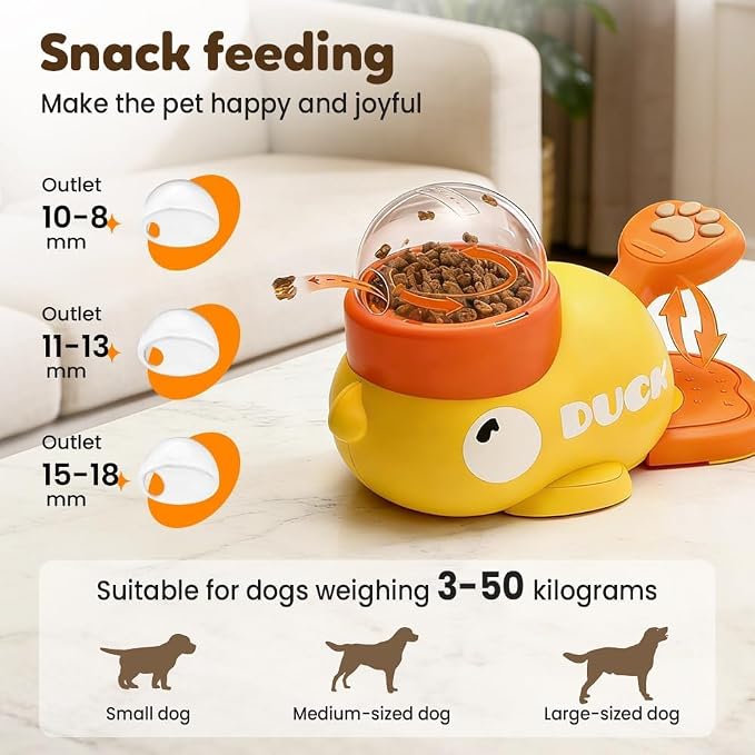 Small Dog Interactive Treat Dispenser Toy, Food Puzzle Slow Feeder | Interactive Slow Feeder Puzzle & Food Dispensing Toy, Mental Stimulation Puppy Chew Toy for Healthy Digestion & IQ Training - Image 3