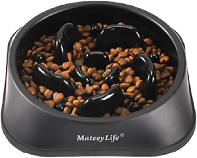 MateeyLife 1-Pack Slow Feeder Dog Bowls, 2 Cups, Dog Puzzle Feeder Bowl | Food-contact safe, dishwasher safe, non-slip base, maze design, for fast eaters, for dogs and cats, daily mealtimes - Image 8