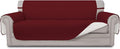 Easy-Going Reversible Couch Cover for 3 Cushion Couch Sofa Cover for Dogs Water Resistant Furniture Protector Cover with Foam Sticks Elastic Straps for Pet Cat (Sofa, Christmas Red/Ivory) | Large, Washable Slipcover For Dogs, Water Resistant Furniture ... by Easy-Going