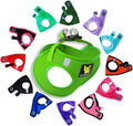 EcoBark Teacup Dog Harness, Luxury Soft Step in Dog Vest, Green, XXXS | Reflective Mini Body Halter Vest for Puppy & Tiny Dogs Under 5 lbs, No Choke Breathable Mesh, Luxury Soft Dog Harnesses by EcoBark
