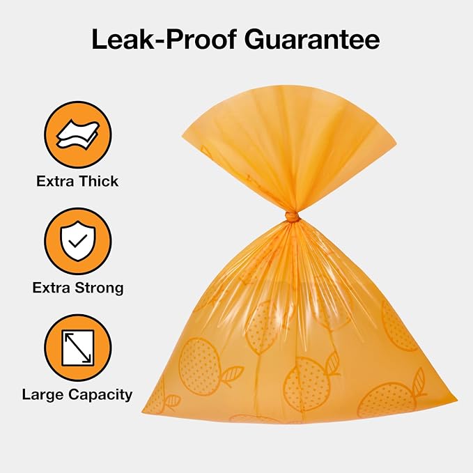 VETRESKA Citrus Scented Dog Poop Bags, 540 Counts, Leak Proof | Extra Thick and Large Pet Waste Bags for Dogs Walking and Cat Litter, 36 Refill Rolls - Image 3