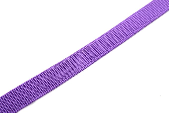 Nylon Dog Leash 4 Ft 5 Feet 6 Foot Long, Walking Training Dog Leashes for Medium Large Dogs, 1 Inch Wide (6ft, Purple) - Image 5