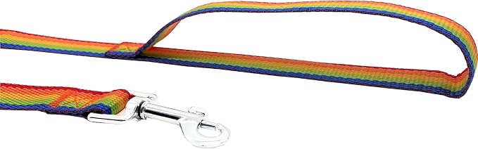 Nylon Training Dog Leash for Small Medium Large Dogs, 15ft 20ft 30ft 50ft Long Leash Dog/Puppy Lead for Obedience Recall Training, Camping (30ft, Rainbow) - Image 4