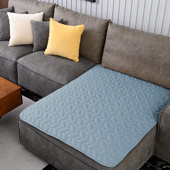Ameritex Pet Bed Cover Dog Bed Blanket for Sofa and Furniture Waterproof New Pattern Design (40x50 Inch, Light Blue) by Ameritex