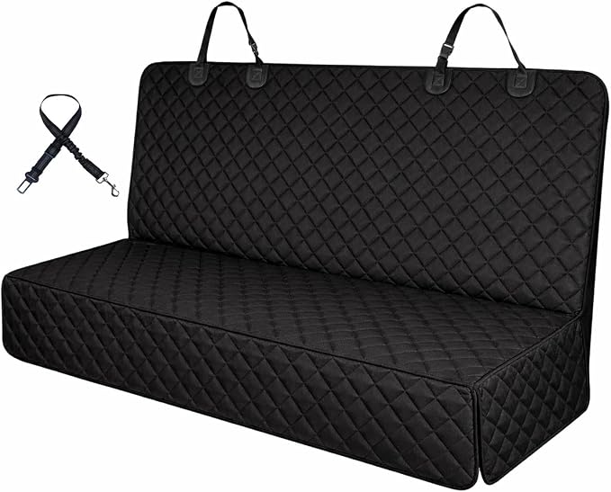 Dog Car Seat Cover & Protector, Pet Back Seat Cover for Cars & SUVs, 62" | Waterproof rear seat cover for dogs, kids & baby boys; fits large SUV & trucks and protects seats from fur & spills. by Fidozen%EF%BC%8CLoveOurDogs