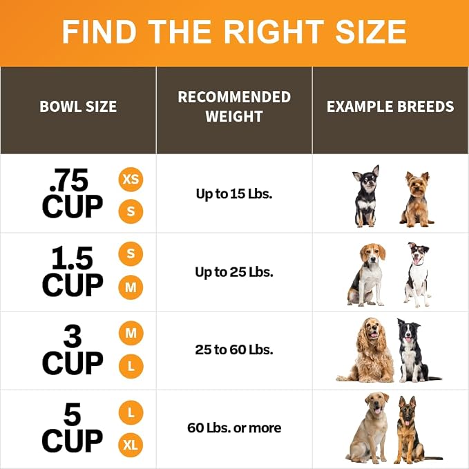 Neater Pet Brands Stainless Steel Slow Feed Bowl - Non-Tip & Non-Skid - Stops Dog Food Gulping, Bloat, Indigestion, and Rapid Eating (5 Cup) - Image 3