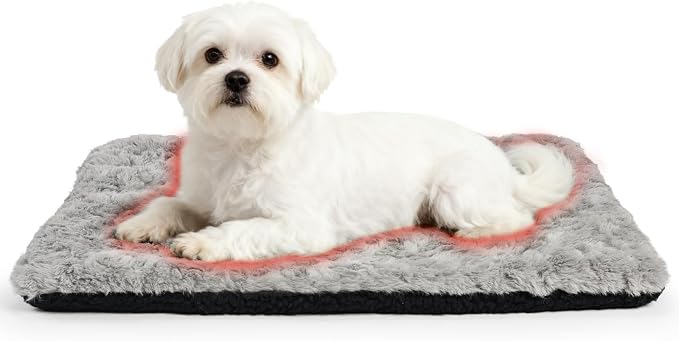 NAMOTEK Self-Warming Cat Bed Indoor/Outdoor Super Soft Self Heating Pet Mat Washable Thermal Pad for Cat & Dog 29x19.6 inch by NAMOTEK