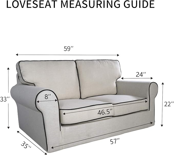PureFit Stretch Loveseat Covers Fleece Couch Covers for Sofa Chocolate | 1-Piece Sofa Slipcover Soft Couch Protector, Sofa Cover Washable with Non Skid Foam and Elastic Bottom for Kids, Dogs - Image 6