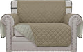 Easy-Going Reversible Chair Cover Washable Sofa Cover for Dogs Water Resistant Couch Slipcover Furniture Protector Cover with Adjustable Straps for Pets (Chair 30 in, Beige/Beige) | Machine Washable Slipcover For Dogs, Water Resistant Furniture Mat For... by Easy-Going