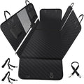 Vailge 6 in 1 Car Seat Cover for Back Seat, 60/40 Split, 100% Waterproof with Mesh Window, Scratch Prevent Anti-slip Dog Hammock, Large by VAILGE