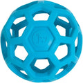 JW Pet Hol-ee Roller Dog Toy Puzzle Ball, Natural Rubber, Small (3 Inch Diameter), Colors May Vary by JWPet