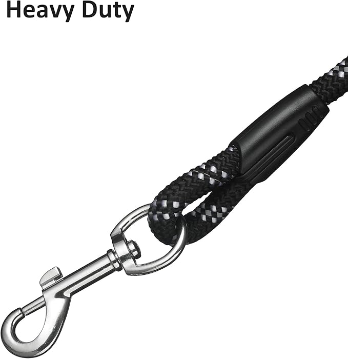 (2 Pack) Long Dog Leash for Dog Training 15FT/30FT/50FT, Dog Rope Check Cord with Reflective Thread for Large Medium Small Dogs, Dog Tie-Out Cable Lead for Hunting, Camping&Backyard - Image 5