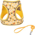 Step in Dog Harness No Pull Honeybee Adjustable Soft Mesh Harness | Padded Reflective Pet Vest Harness and Leash Set for Small Medium Dogs by KocaPlye