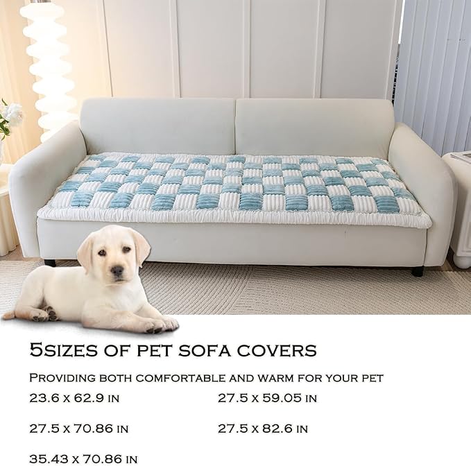 Dog Couch Cover Protector, Dog Couch Coves for Sofa, Couch Cushion for Dogs Washable, Pet Mat Bed Couch Covers for Large Dogs - Image 4