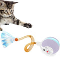 YVE LIFE Interactive Cat Toys Ball for Indoor Cats,[Newly Upgraded] Agile Moving Cat Ball with Elastic Mesh Tail,Automatic Kitten Toys for Bored Indoor Adult Cats,Motion Activated (Purple) by YVE+LIFE