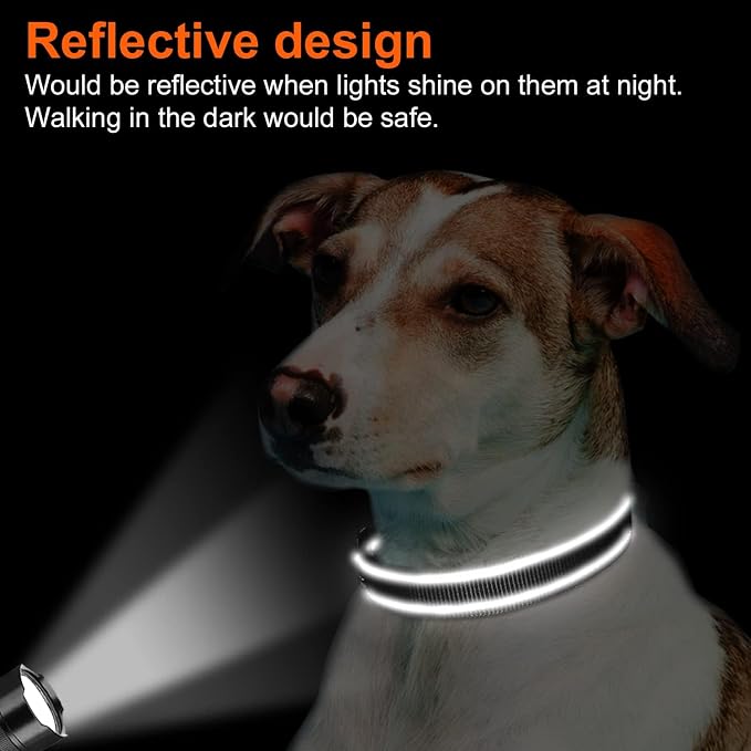 Joytale Reflective Dog Collar, Adjustable Neoprene Padded, Black S | Breathable Nylon for Small Dogs, No Chafing on Daily Walks and Training, Gentle on Neck, Secure Metal D-Ring, Night Safety - Image 5