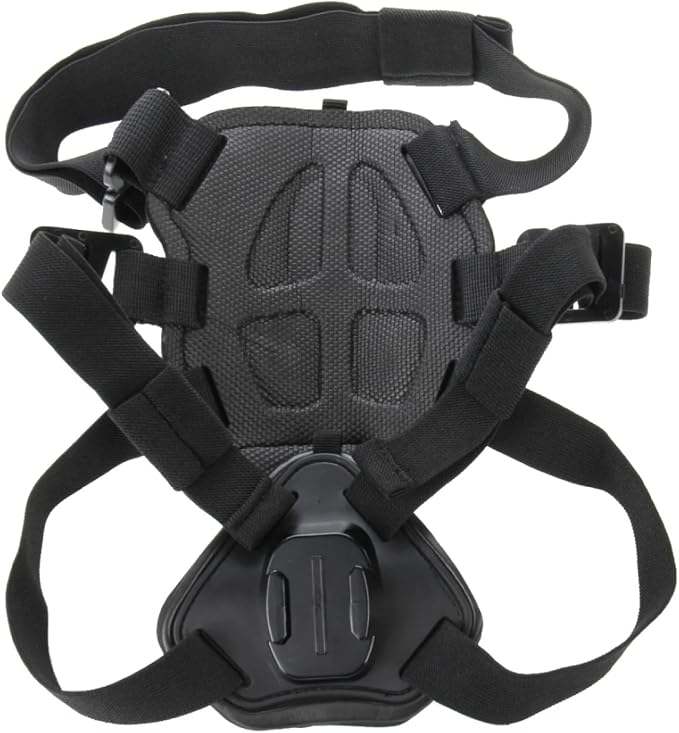 Dog Harness for Gopro, with 2 Mouting Base,Soft Adjustable for Small Medium and Large Dogs for Gopro 12 11 10 9 8 7 6 5 4 3, for DJI Osmo Pocket Camera and Insta360 - Image 4