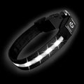 Super Bright LED Dog Collar, Waterproof Light up Collars(White, Large) | Lighted Dog Collar with Adjustable Fit, Soft Nylon Comfort, USB-C Rechargeable, Glow in the Dark Visibility for Night Walks by PetIsay