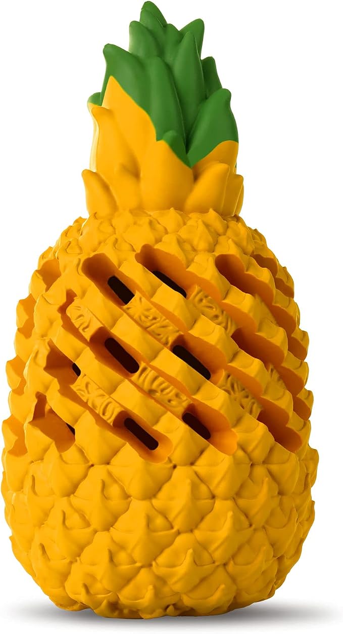Upgrade Dog Toys for Large Dogs, Dog Chew Toys for Medium Large Dogs to Keep Them Busy,Dogs Dental Chew Clean Dispensing Toys Pineapple Shape Design by EnjoyOurLifewithPets