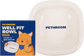 Well Fit Dog Bowl, Durable Ceramic Cat & Dog Food and Water Bowl by PETHROOM