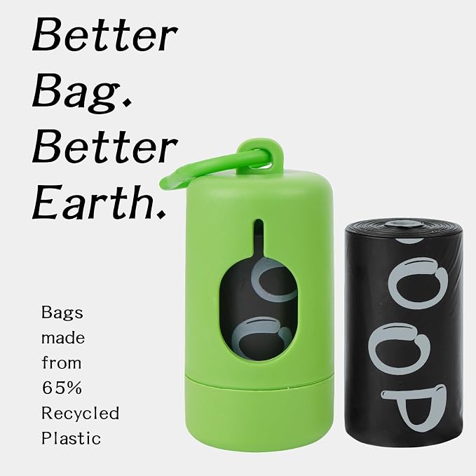 Dog Poop Bags Rolls with Dispenser 360 counts 13x9 in Black | Scented Poop Bags for Dogs Extra Large Guaranteed Leak Proof and Extra Thick, For poop bags for dogs Walking and Cat Litter - Image 8