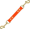 PetBonus Dog Collar Safety Clip, Waterproof Backup Safety Strap | Prong Collar to Harness Connector, Escape Proof, Odor Proof, Easy to Clean, Double Ended Clasp for Training Walking, Orange by Petbonus